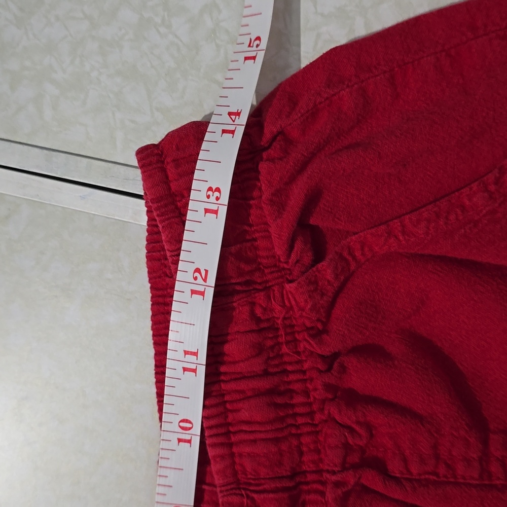 Basic Editions Red Shorts Size Small - image 7